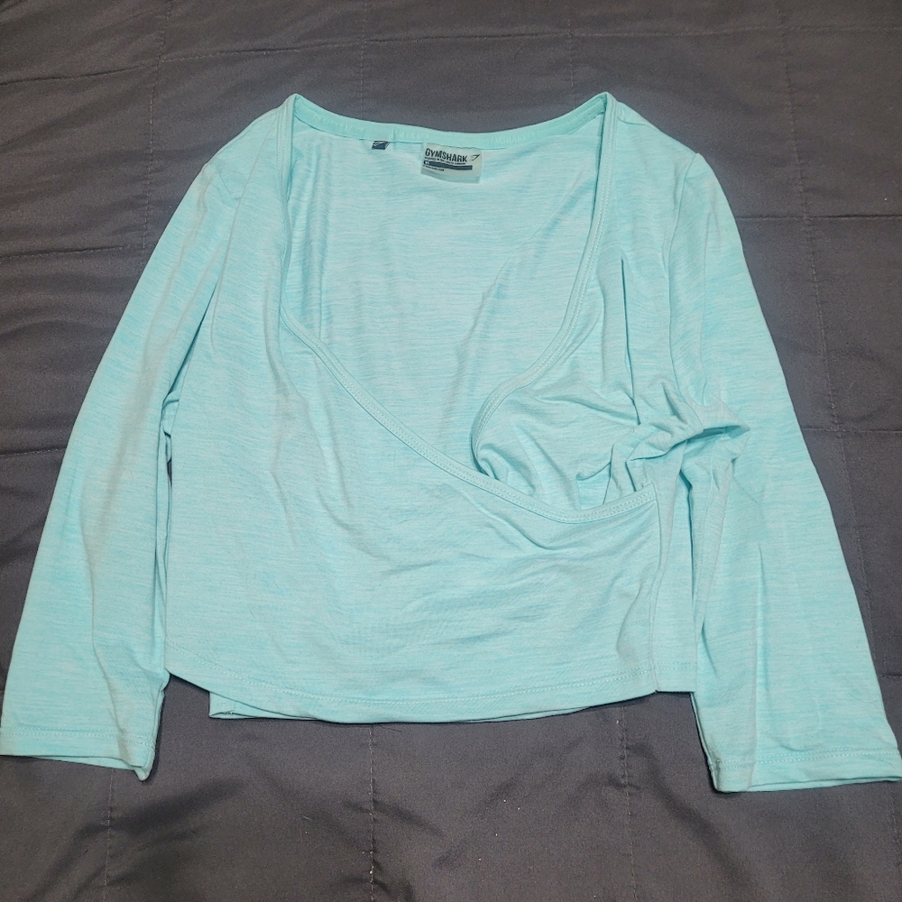 Gymshark criss cross crop top M